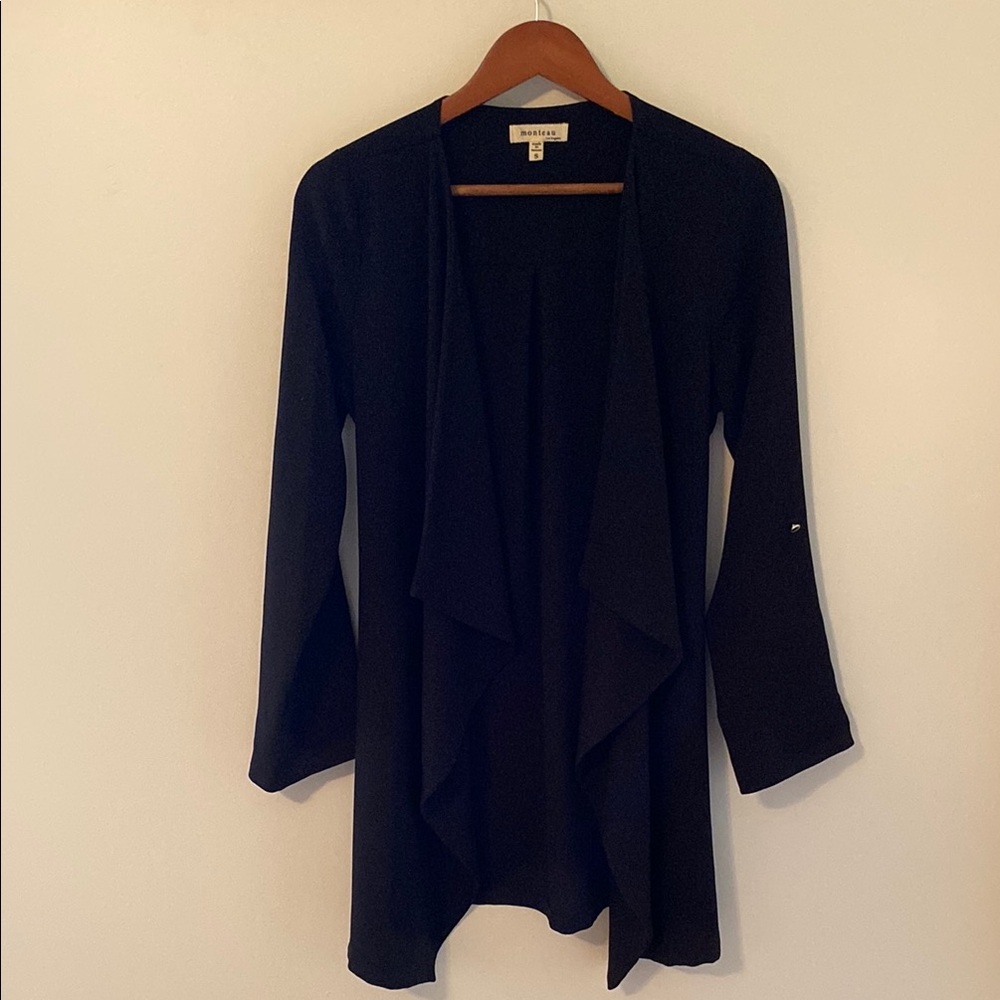 Monteau Black Cardigan